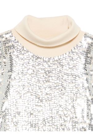t-shirt in tessuto argento N°21 KIDS | N2106PN04570N720